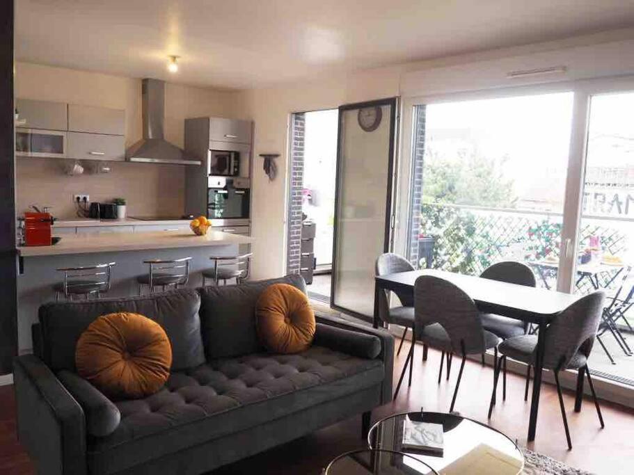 Appartement 80M2, Terrasse Sud, Metro 7 Direction Louvre A 8Minutes, Parking Sous-Sol, Proche Paris-Bercy Ivry-sur-Seine Exterior foto